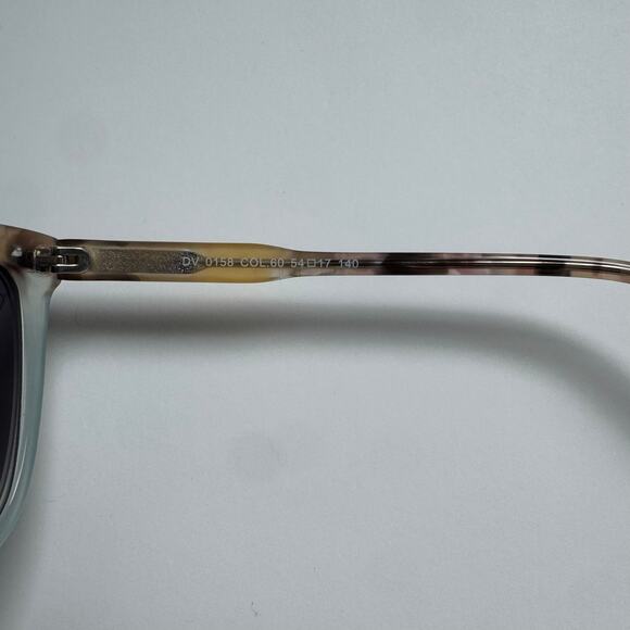 NWOT Di Valdi 0158 brown white snake print texture sunglasses